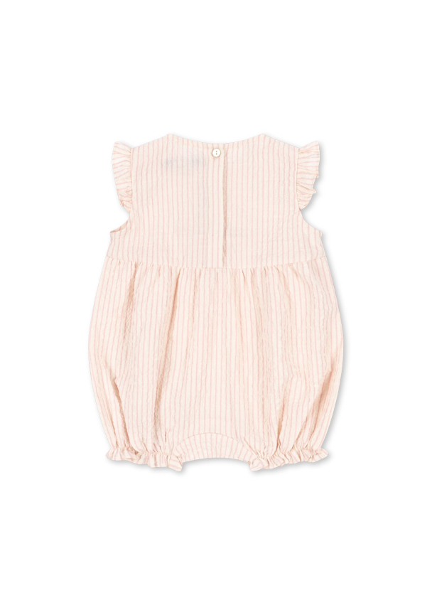 Ellie Frill Romper - Peony Stripe - Image 2