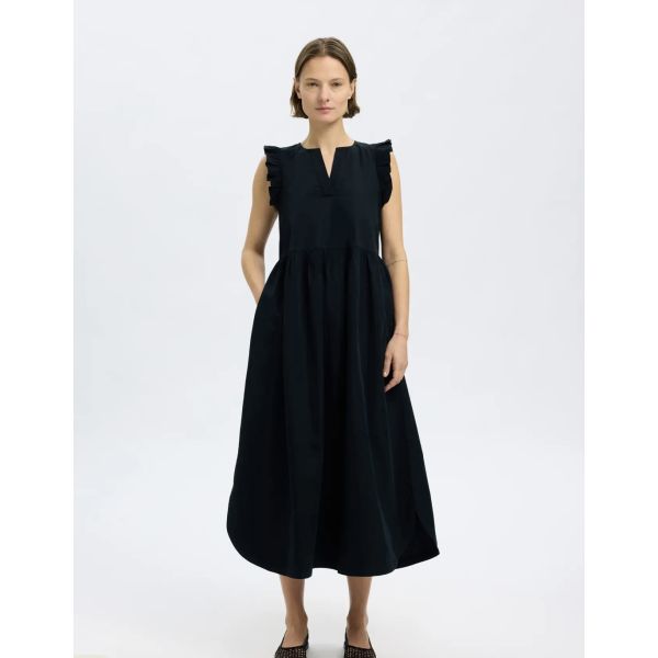 Blair-Ida Long Dress - Black