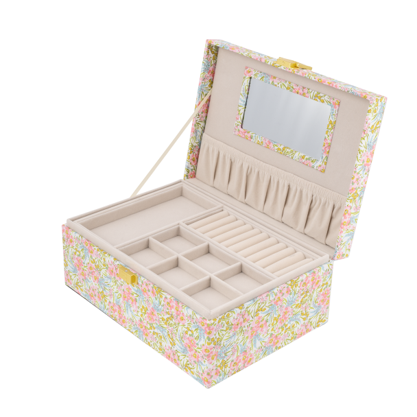 JEWELRY BOX SQUARE - SWIRLING PETALS PINK - Image 2