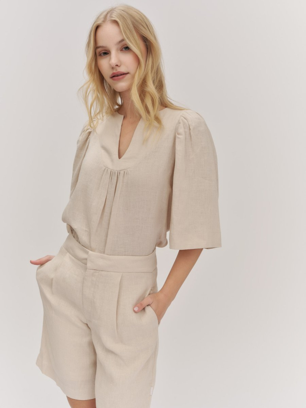 FIE LINEN SHORTS - Image 2