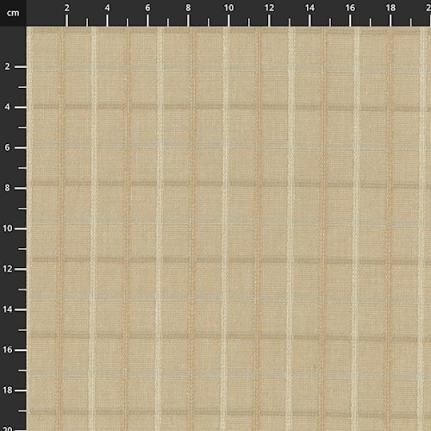 Tochio Yarn- Dyed 4547- 343-  Ruter i beige