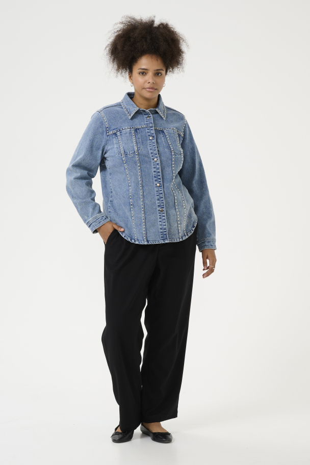 Kaffe Curve Darina denim jakke - Image 3