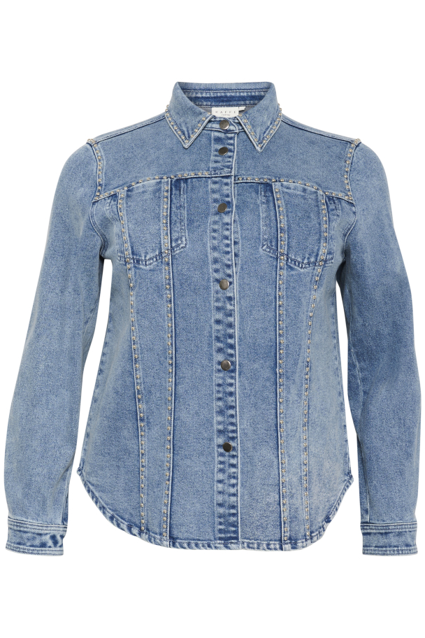 Kaffe Curve Darina denim jakke - Image 4