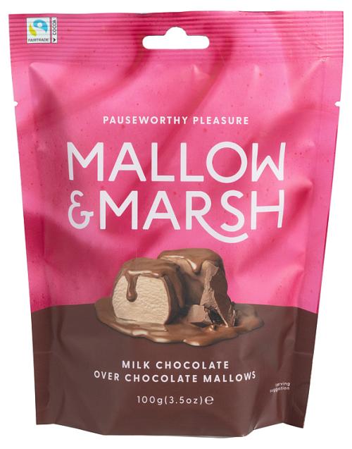 Marshmallows Sjokolade 100g Mallow&Marsh