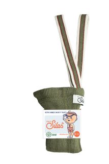 Silly Silas | Shorty Tights - Olive Striped