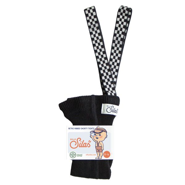 Silly Silas | Shorty Tights - Classic Black Checked