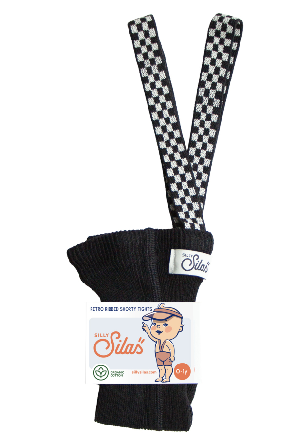 Shorty Tights - Classic Black Checked - Image 1