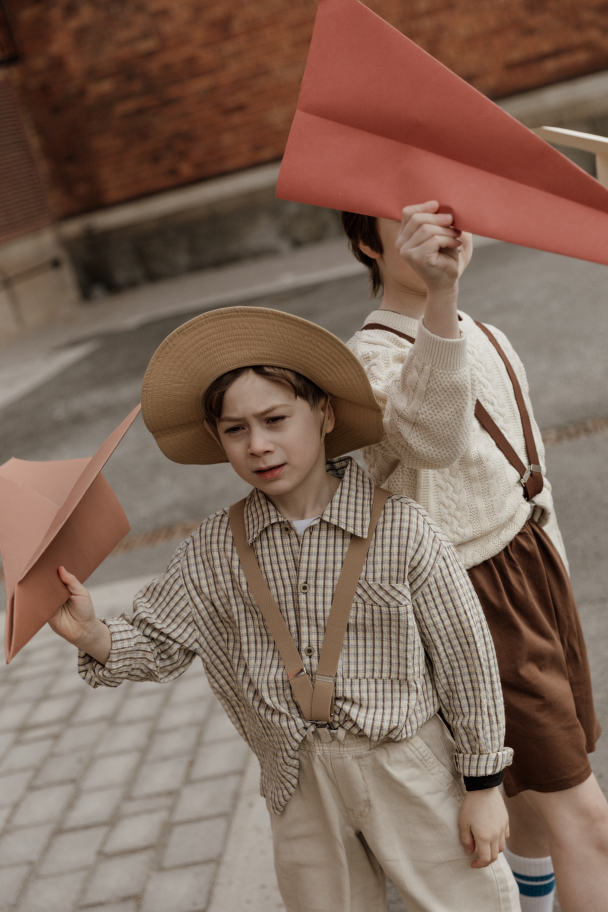 Retro V Braces - Sand Brown - Image 3