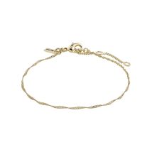 Pilgrim Peri gullbelagt tvinnet armbånd