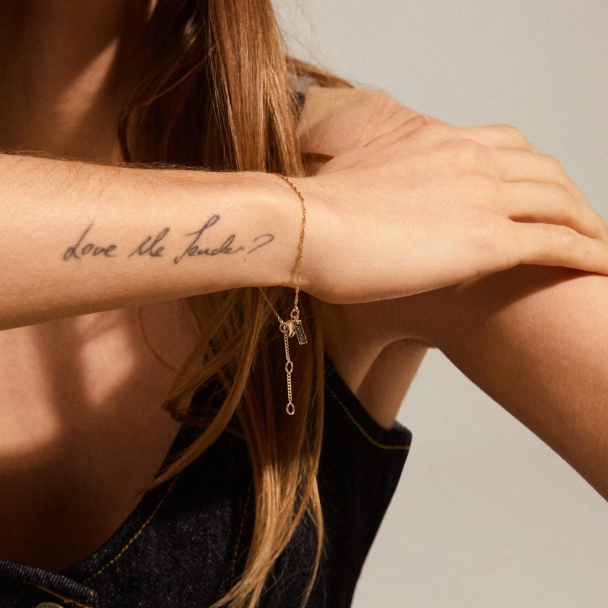 Pilgrim Peri gullbelagt tvinnet armbånd - Image 2