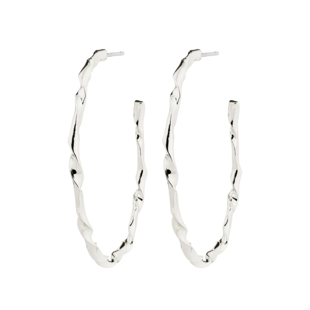 Pilgrim Wyatt sølvbelagte øreringer - Image 1