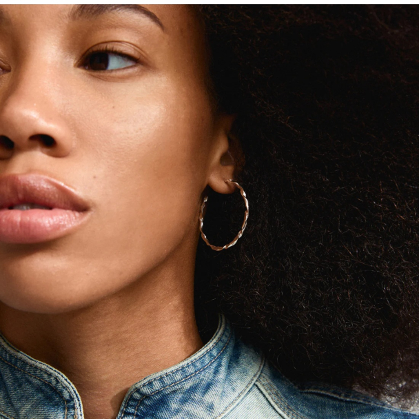 Pilgrim Wyatt sølvbelagte øreringer - Image 2