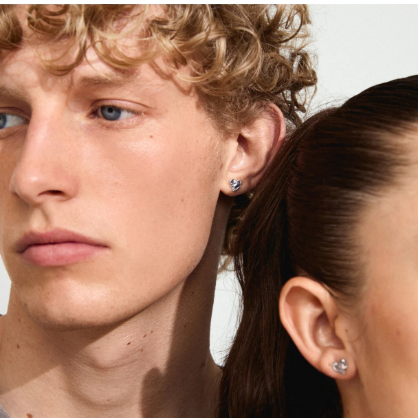 Pilgrim Ryan sølvbelagte øredobber - Image 2