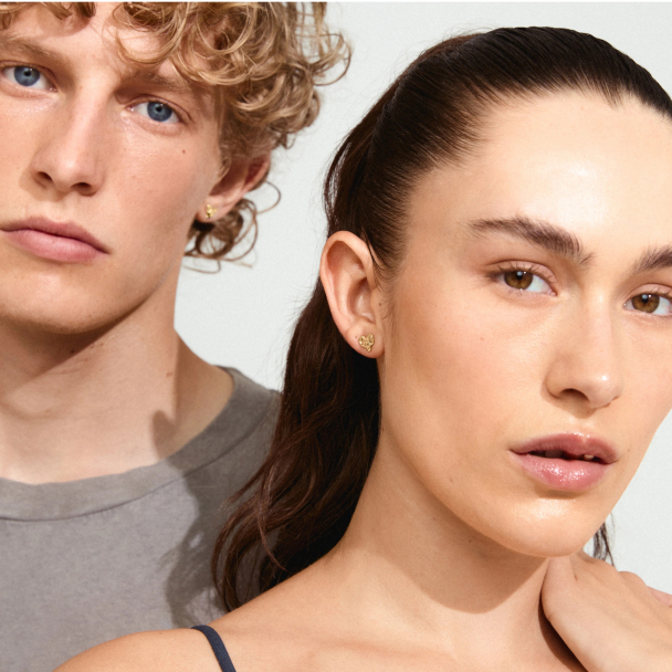 Pilgrim Ryan gullbelagte øredobber - Image 2