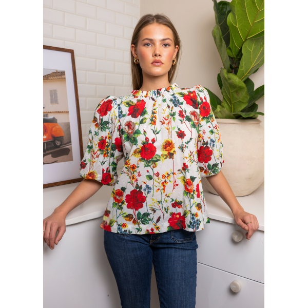 Lea Top - Floral  