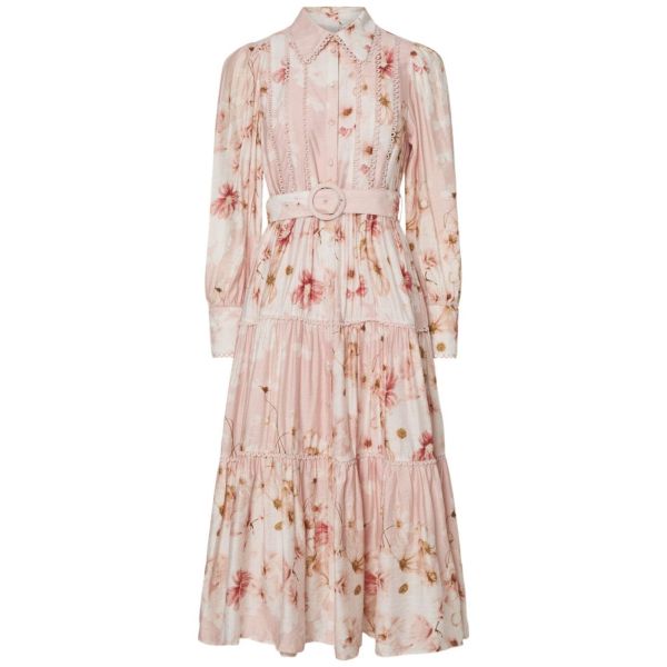 Billa Long Dress - Chintz Rose