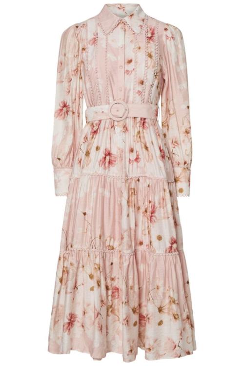 Billa Long Dress - Chintz Rose