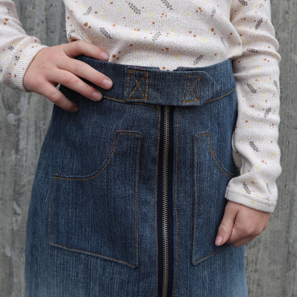 Augusta Zip Høstskjørt, barn - Image 5