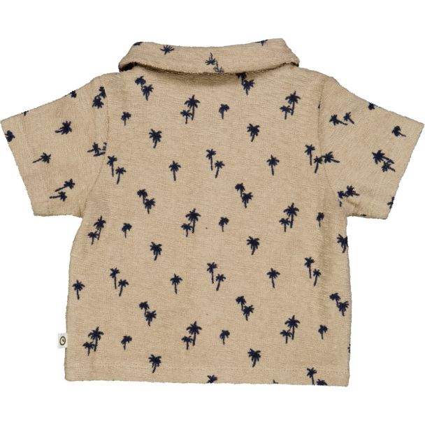 Palm s/s Shirt Baby - Cashmere/Night Blue - Image 4