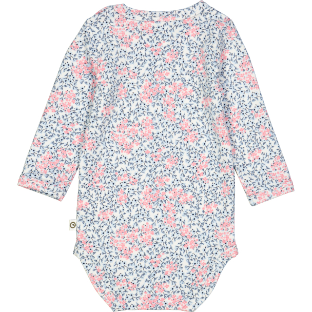 Petit l/s Body - Balsam Cream/Bubblegum/Night Blue - Image 2