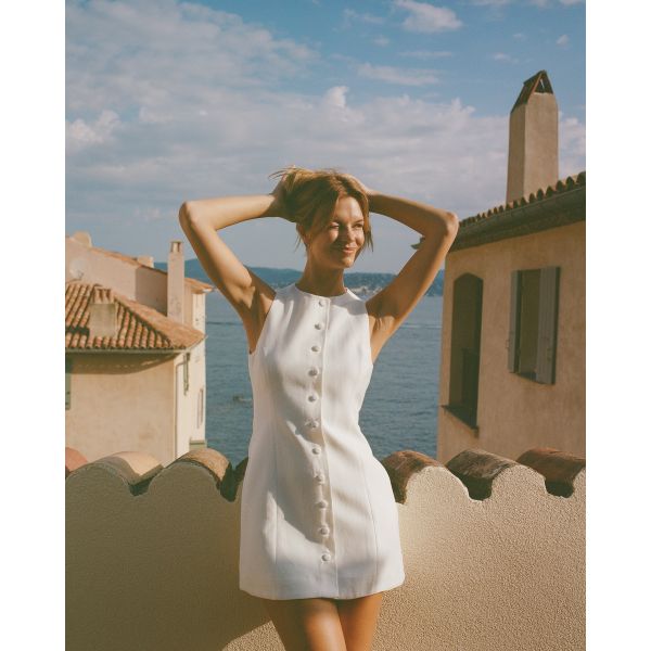 Eveline Mini Dress - White