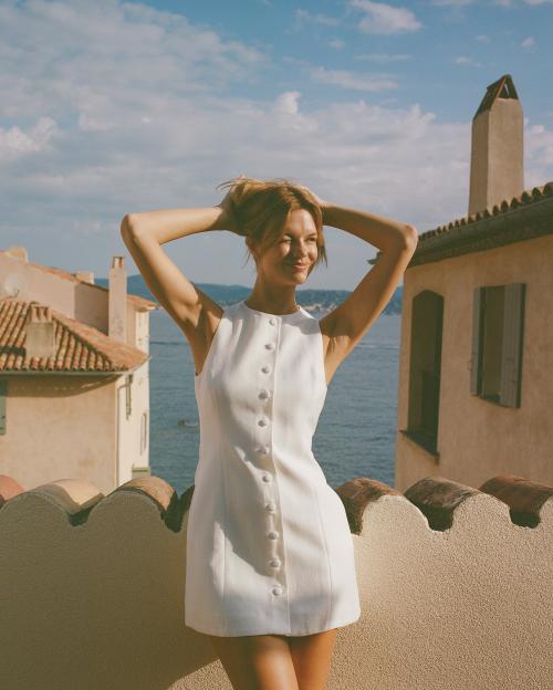 Eveline Mini Dress - White