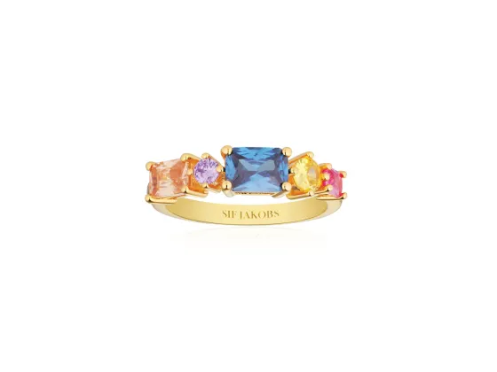 Ring Ivrea, forgylt multi