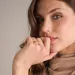 Ring Ellisse Cinque, forgylt champagne