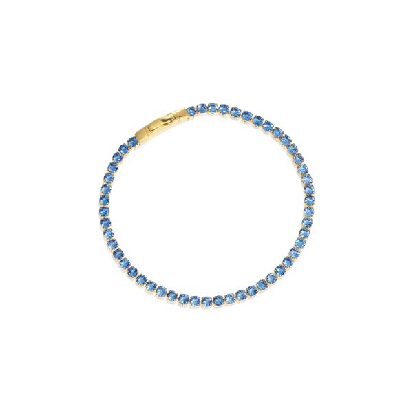 Armbånd Ellera Grande, forgylt blå