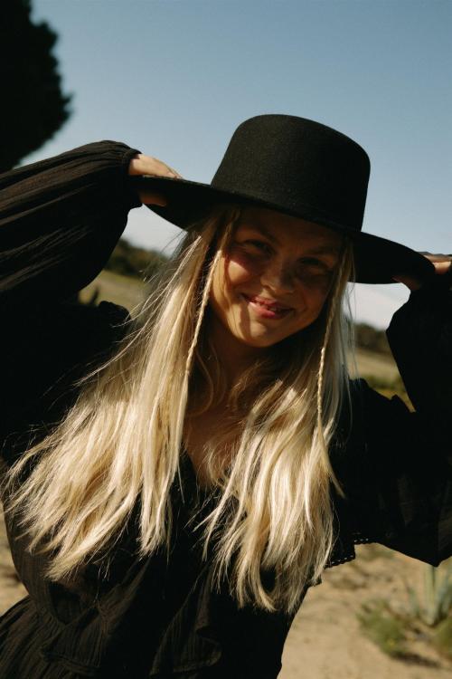 Frill Blouse - Black