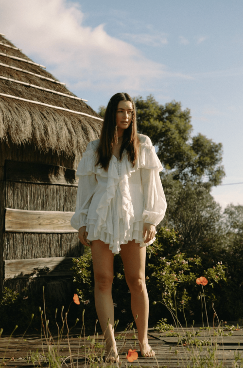 Frill Blouse - White