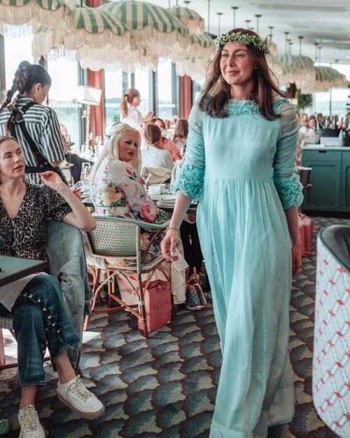 Organza Gown - Turquoise 
