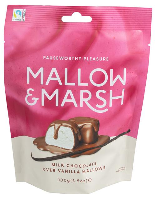 Marshmallows Sjoko &Vanilje 100g Mallow&Mars