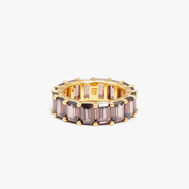 CHUNKY RING BROWN GOLD - Image 2