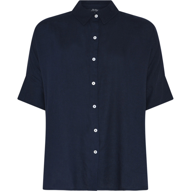 Marc Lauge Frida kortermet linskjorte