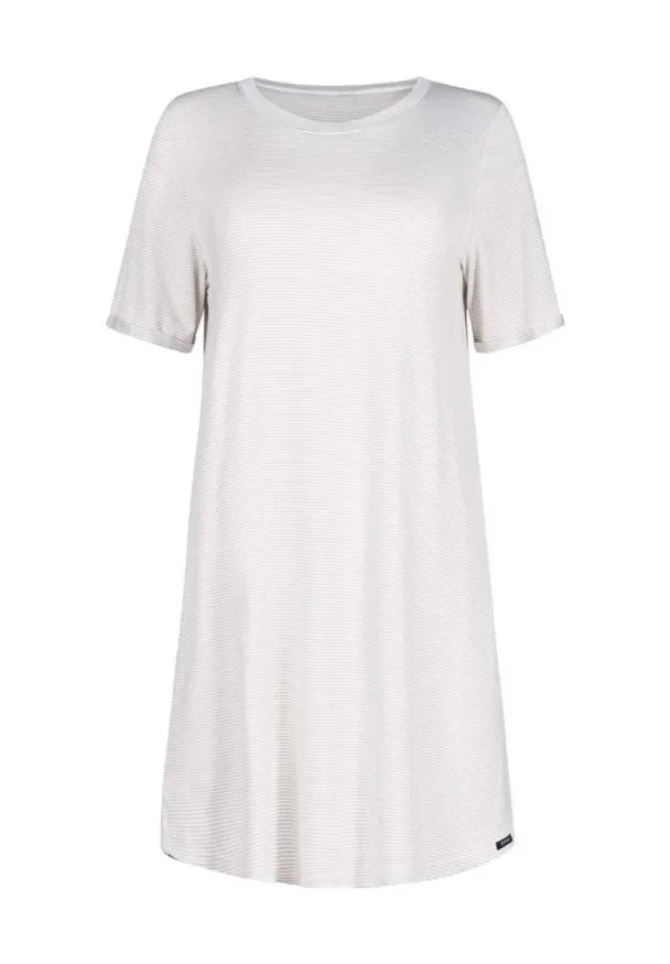 Nattkjole, Quietgrey stripes - Image 2