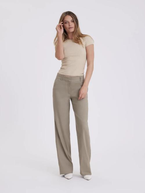 Dena Long Dusty Green Linen