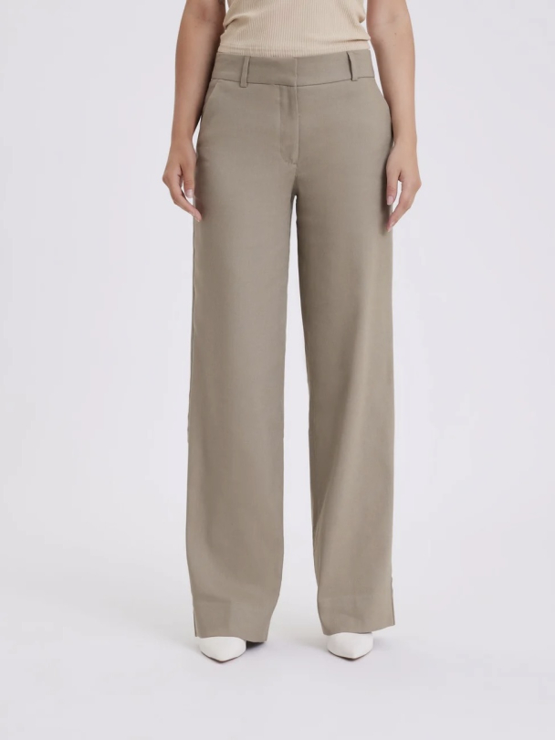Dena Long Dusty Green Linen - Image 4
