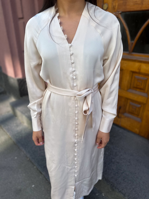 Selma Ankle Dress - Sandshell  - Image 1