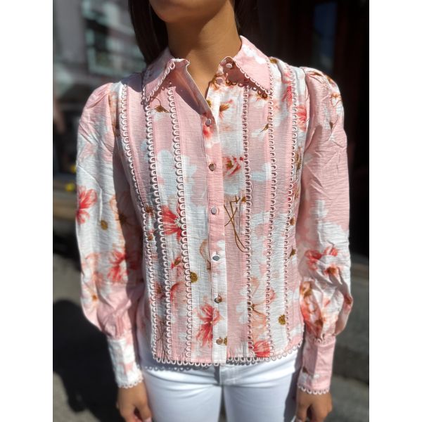 Billa Shirt  - Chintz Rose
