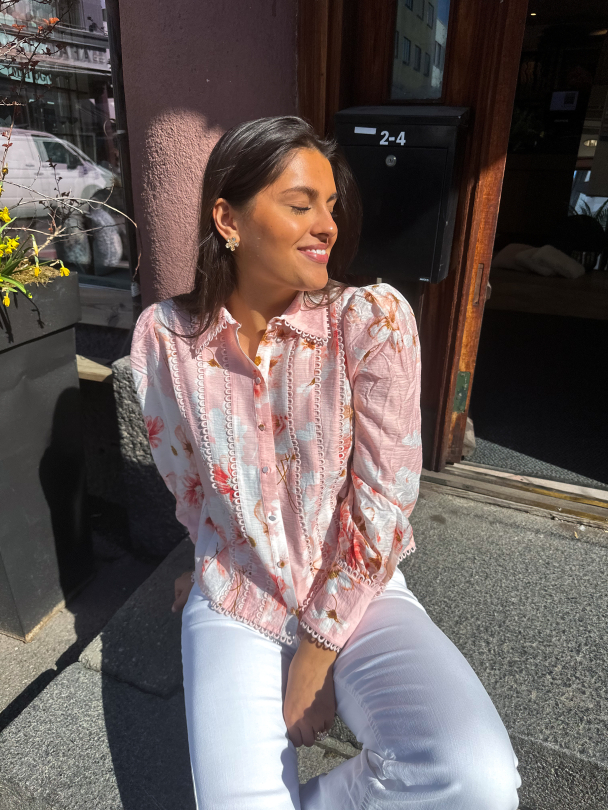 Billa Shirt  - Chintz Rose - Image 5
