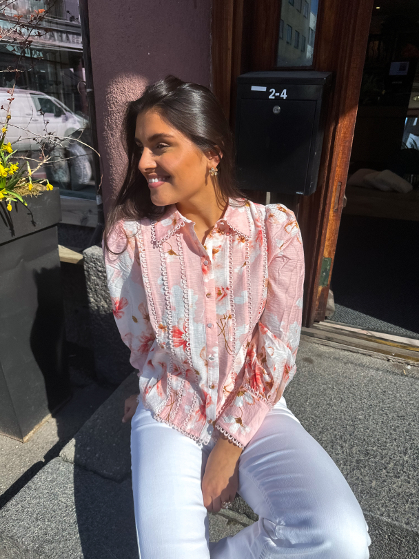 Billa Shirt  - Chintz Rose - Image 6