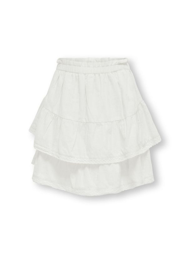 KOGesther Skjørt Volang Offwhite - Image 2