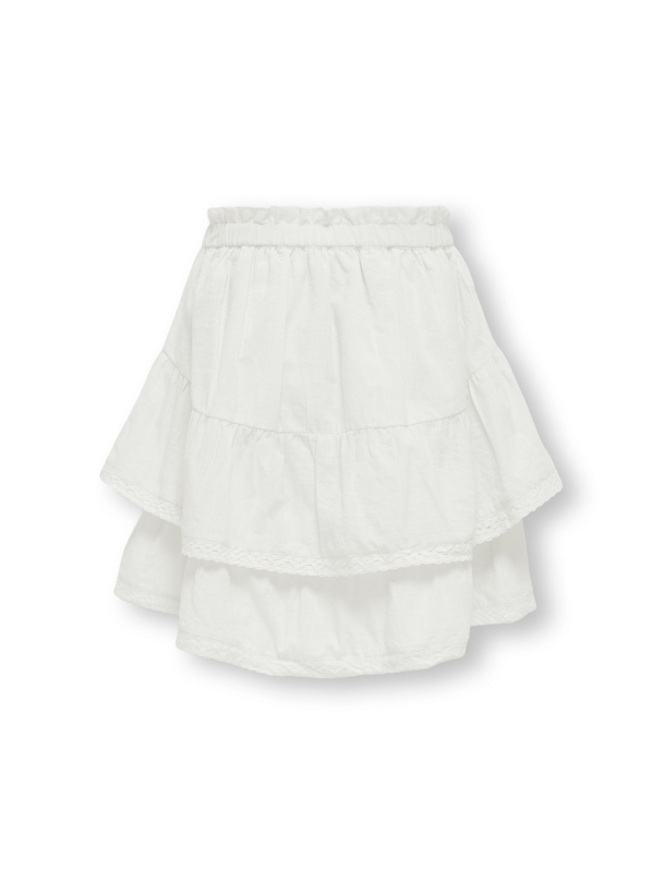 KOGesther Skjørt Volang Offwhite - Image 1
