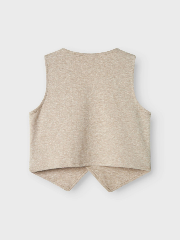 NMMfollow Jersey Vest Beige - Image 2