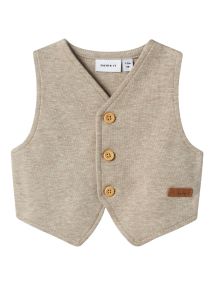 NBMfollow Vest Jersey Beige