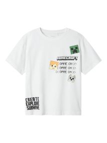 NKMjafar Minecraft T-skjorte Hvit