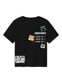 NKMjafar Minecraft T-skjorte Svart