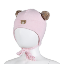 Babylue m/vindstopper Bamse Rosa