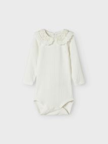 NBFfioline Body m/krage Offwhite